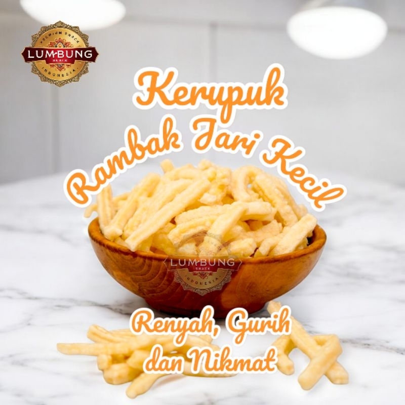 

Rambak Jari KECIL 250 gr RENYAH&GURIH