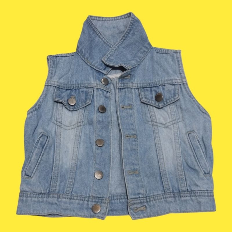 rompi jeans anak 2 -3 tahun