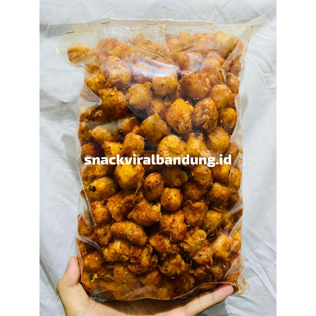 

siomay/somay pedas daun jeruk enak gurih bumbu melimpah/siomay mini kering/seblak somay mini