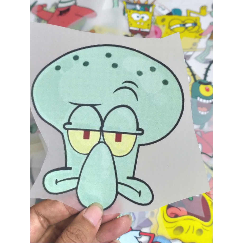 

SABLON STICKER DTF SQUIDWARD