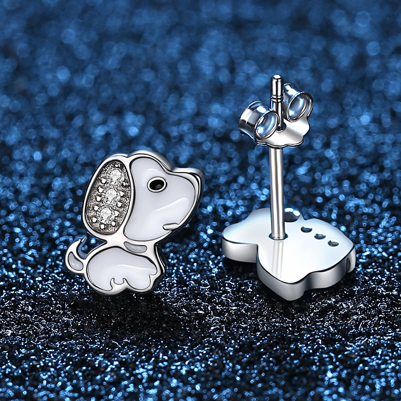 PROMO + FREEGIFT | AMORE E202 S925 | ANTING SILVER S925 | ANTING LUCU PUPPY | ANTING PERAK S925 | AN