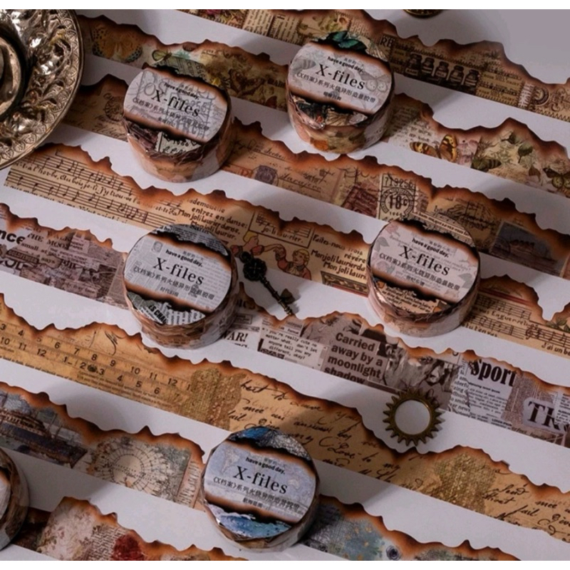 

[TGV025] - Sticker Vintage / Sticker Aesthetic / Sticker Roll / Dekorasi Scrapbook / Journal Kit / Jurnal Kit / Bujo Penpal Bullet