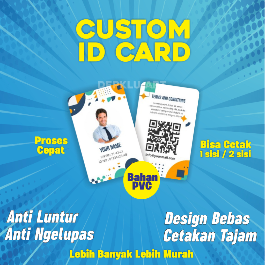 

Cetak ID Card PVC Premium Kartu Member | Cetak Kartu Anggota Pelajar | Cetak Member Card