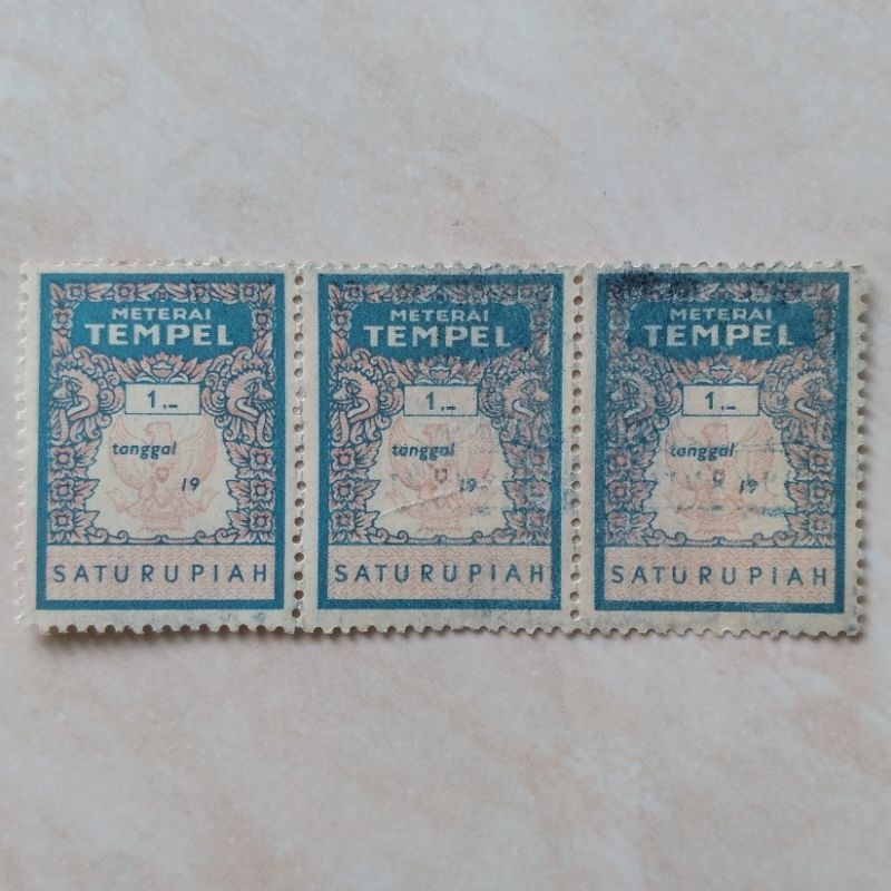 

Koleksi Jadul M3ter4i M4ter4i 1971-1975 Rp 1 Blok 3 Pcs Mint - YN2124