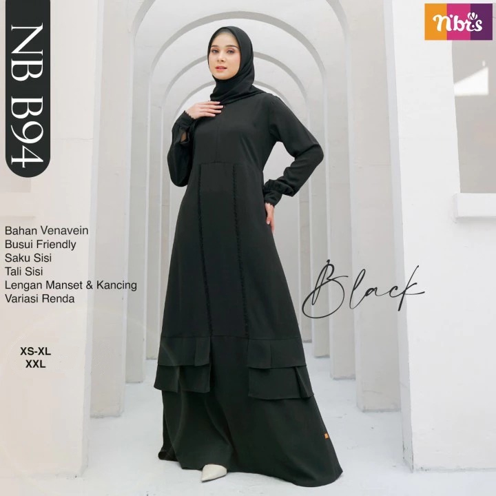 Nibras Sarimbit NB B94 Nibras Gamis Wanita & Baju Koko Pria Fashion Muslim Couple Pasangan