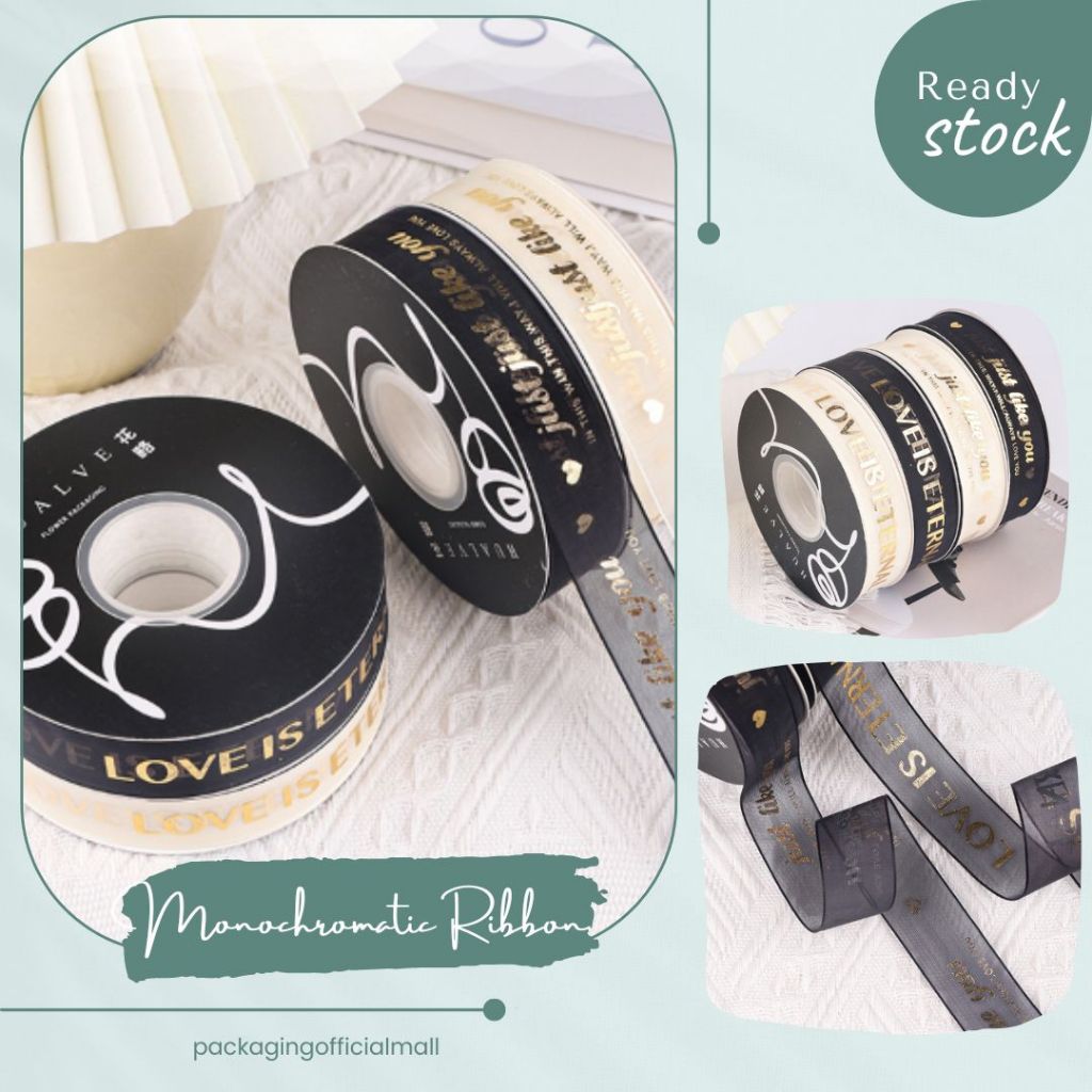 

MONOCHROMATIC RIBBON / PITA KAIN / PITA KADO / FLORIST SUPPLY