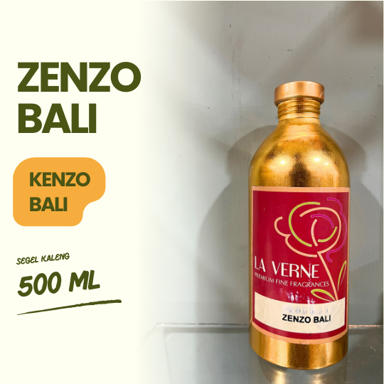 ( 500 ml ) bibit parfum ZENZO BALI KENZO BALI BY LAVERNE packing segel 500 ml asli murni