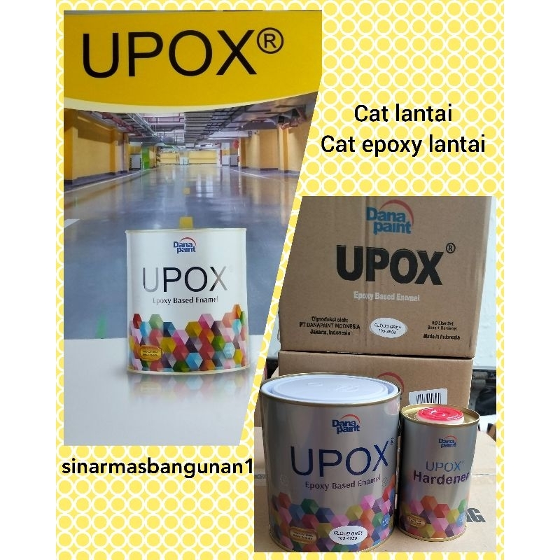 cat epoxy lantai Danapaint UPOX 0.9l set,cat lantai keramik UPOX 0.9liter,cat Danapaint UPOX 0.9l