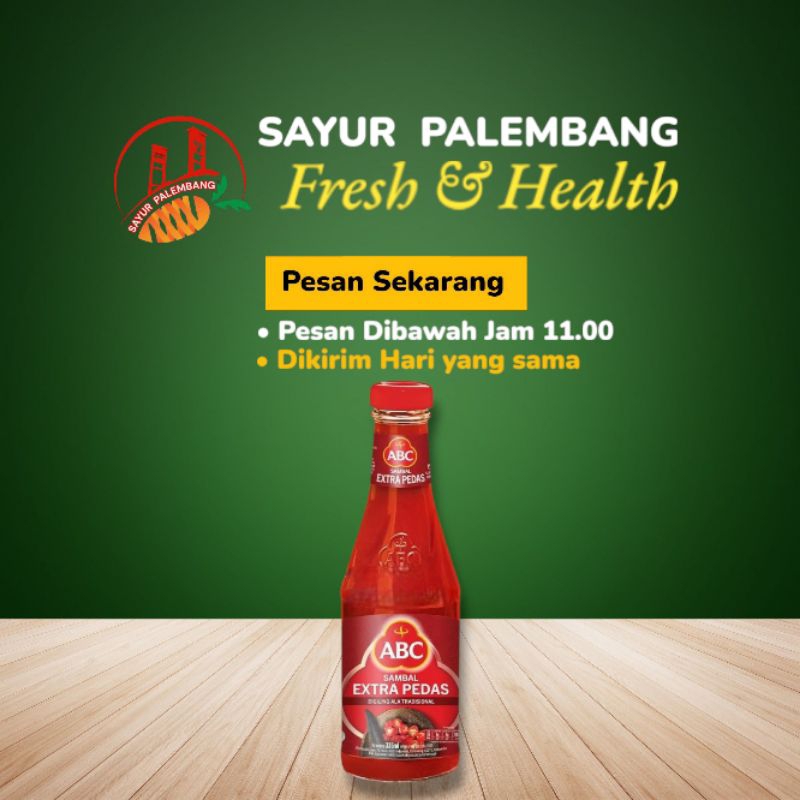 

Sambal Ekstra Pedas ABC 135ml - Sayur Palembang