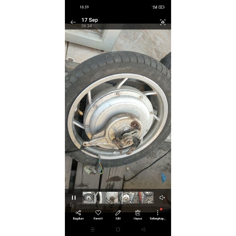dinamo bldc sepeda listrik MIGO 48V-500W-ring16