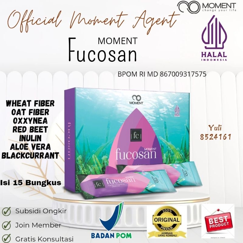Fucosan Moment Minuman Serat Tinggi Detox Diet
