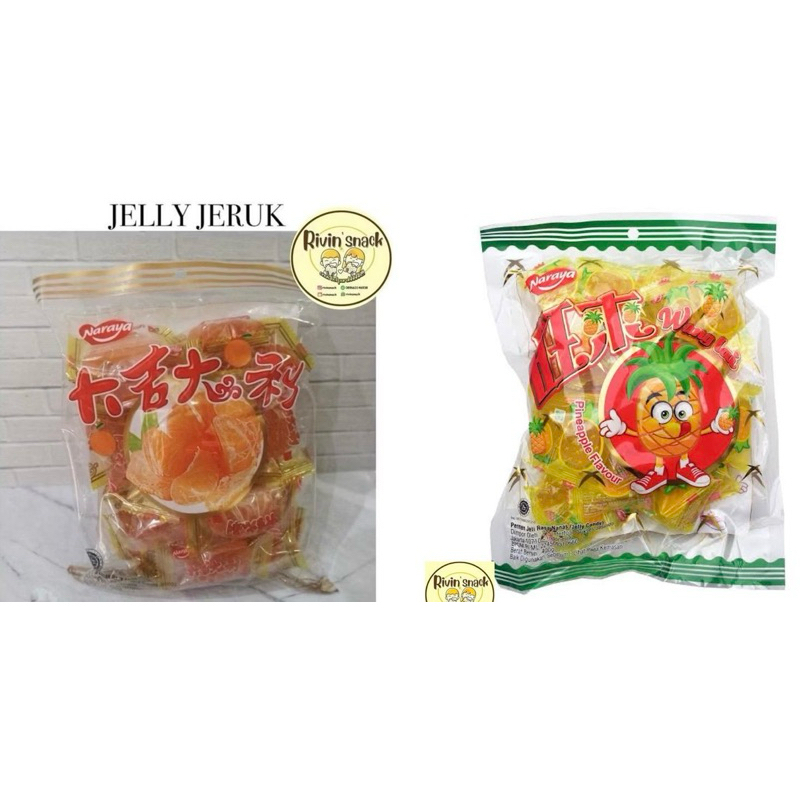 

NARAYA JELLY JERUK 500gr / JELLY NANAS 400gr FRESH (EXP PANJANG 2026)