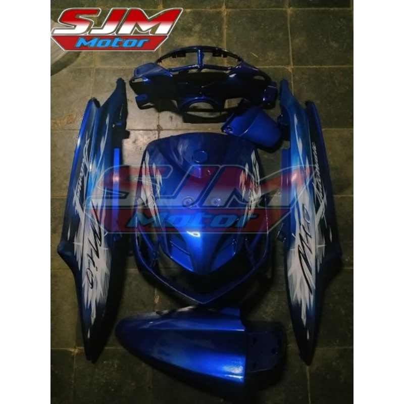 Cover body halus set mio smile biru bodi full set mio smile mio new biru