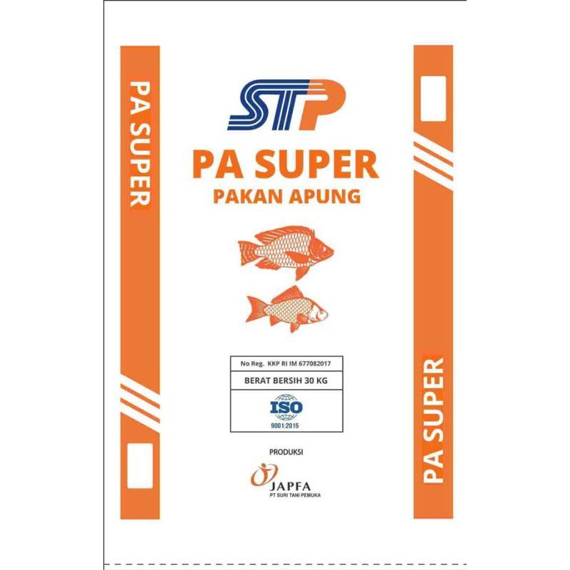 Pakan Ikan Lele Nila Mas Merk STP PA Super | Ukuran 2mm | Repack 1Kg
