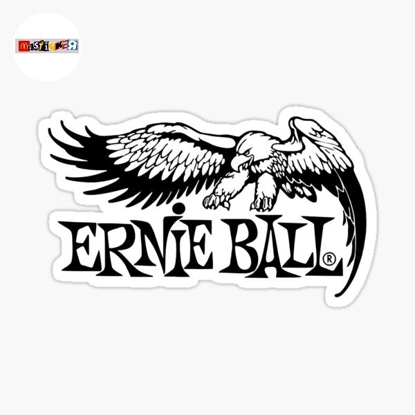 

sticker Ernie Ball eagle logo diecut stiker