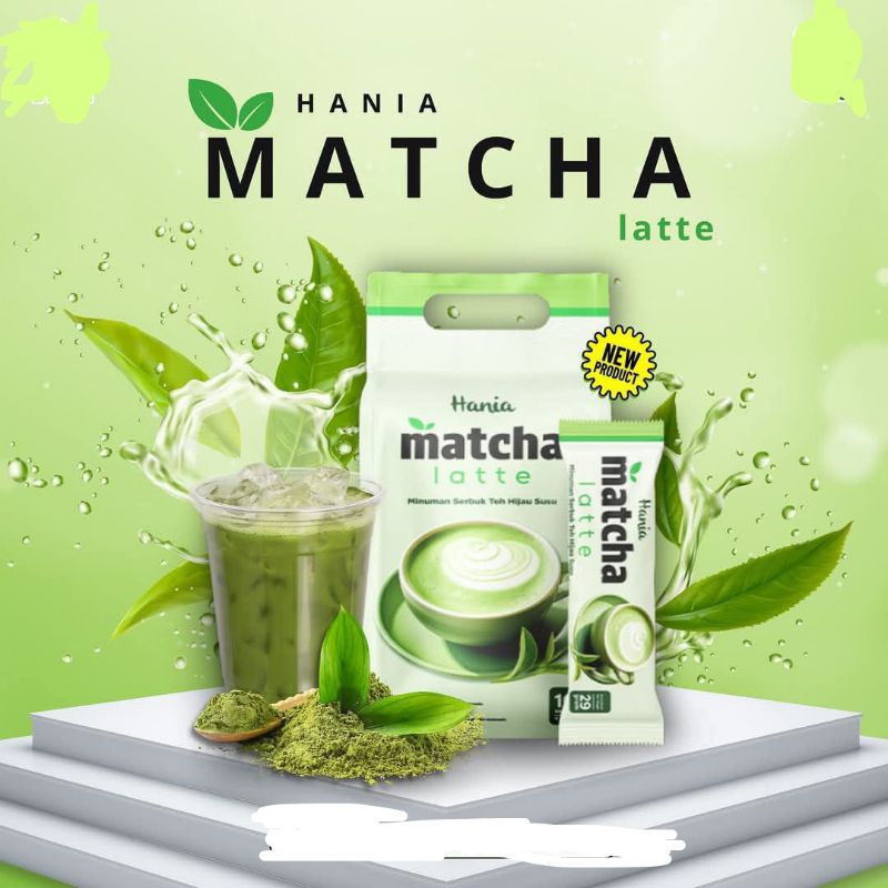 

Hania Matcha Latte hni hpai - Minuman Serbuk Teh Hijau Susu