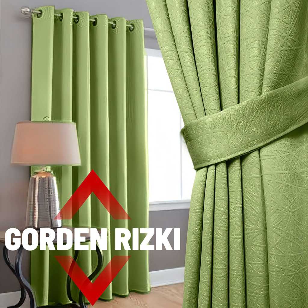 Piyugardening Gorden Jendela Blackout Import 16 Gelembung Gorden Jendela Blackout Tebal