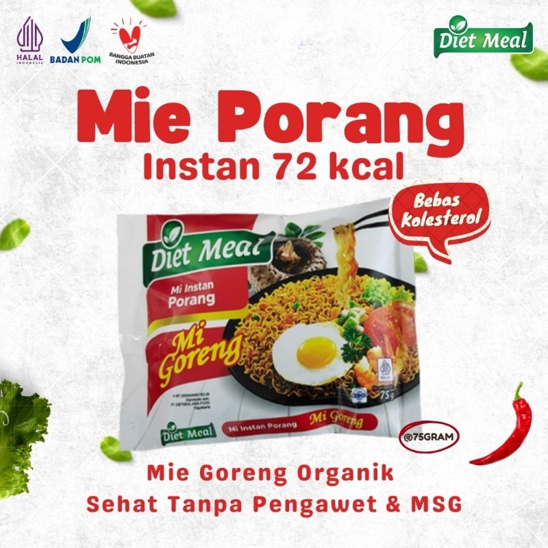 

Mie Porang Dietmeal GORENG rendah Kalori untuk diet