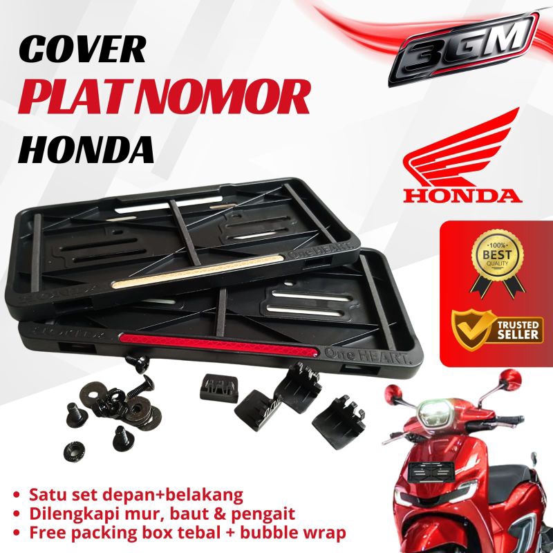 Cover Plat Honda Dudukan Plat Motor Honda Frame Plat Nomor Honda