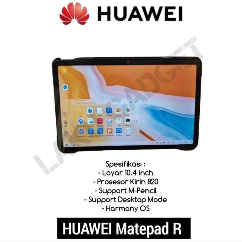 Huawei  Matepad R 4/128 fullset Garansi Resmi