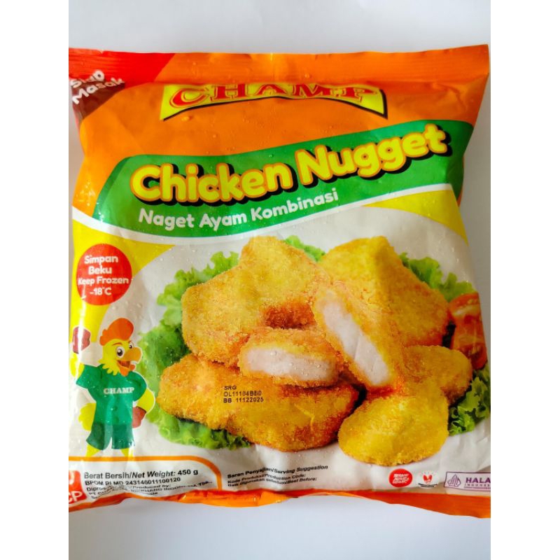 

Champ Chicken Nugget Naget Ayam 450 gram