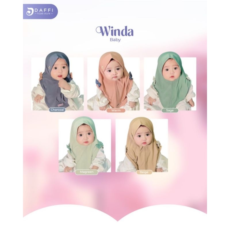winda kids & baby //Hijab instan anak & bayi daffi