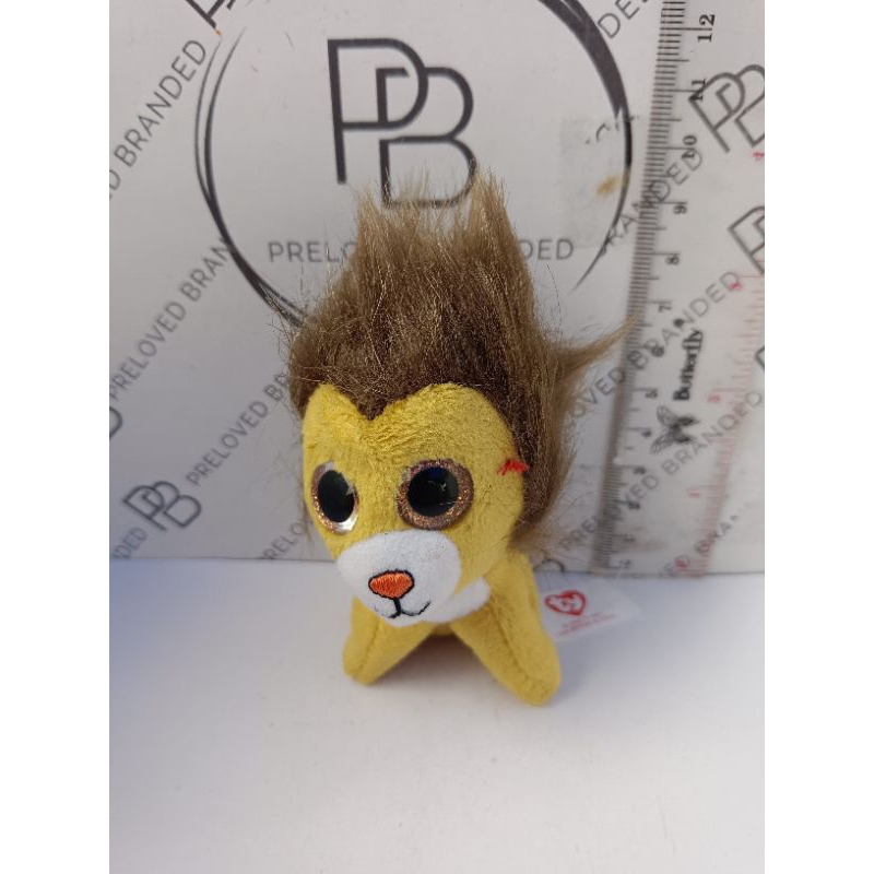 Boneka Singa mini Ty Teenie Beanie Babies Louie