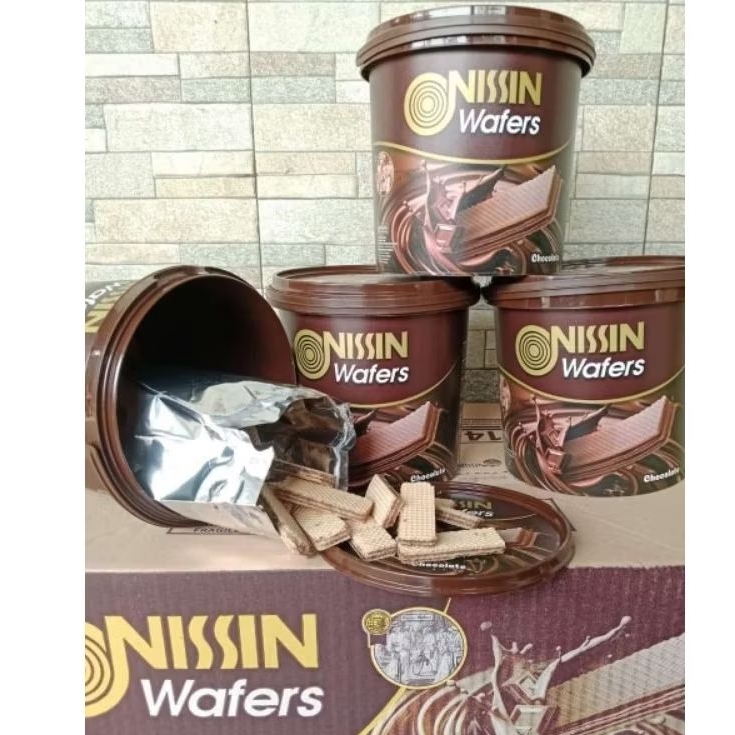 

Nissin wafer jar/timba 240g.1 dus isi 6 jar