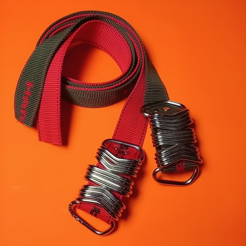 Sabuk Kopel Ring 12 Gesper Pria Ikat Pinggang