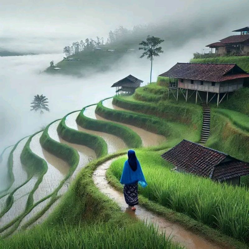 ready poster jumbo pemandangan alam 13 terbaru