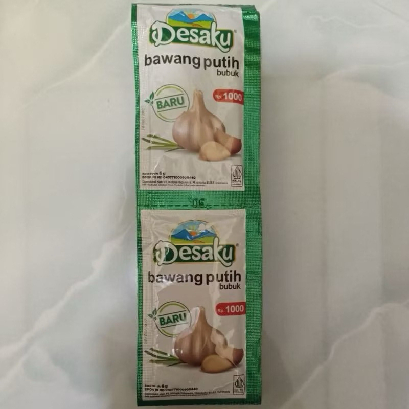 

bumbu desaku bawang putih bubuk 1 renceng isi 12
