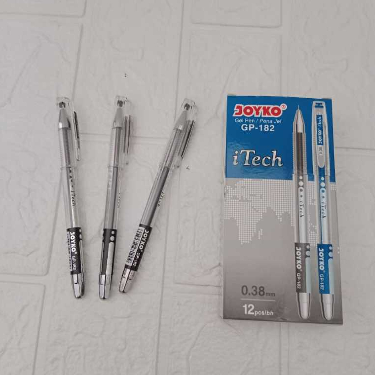 

(1PCS) Gel Pen Pulpen Pena Joyko GP-182 iTech 0.38 mm
