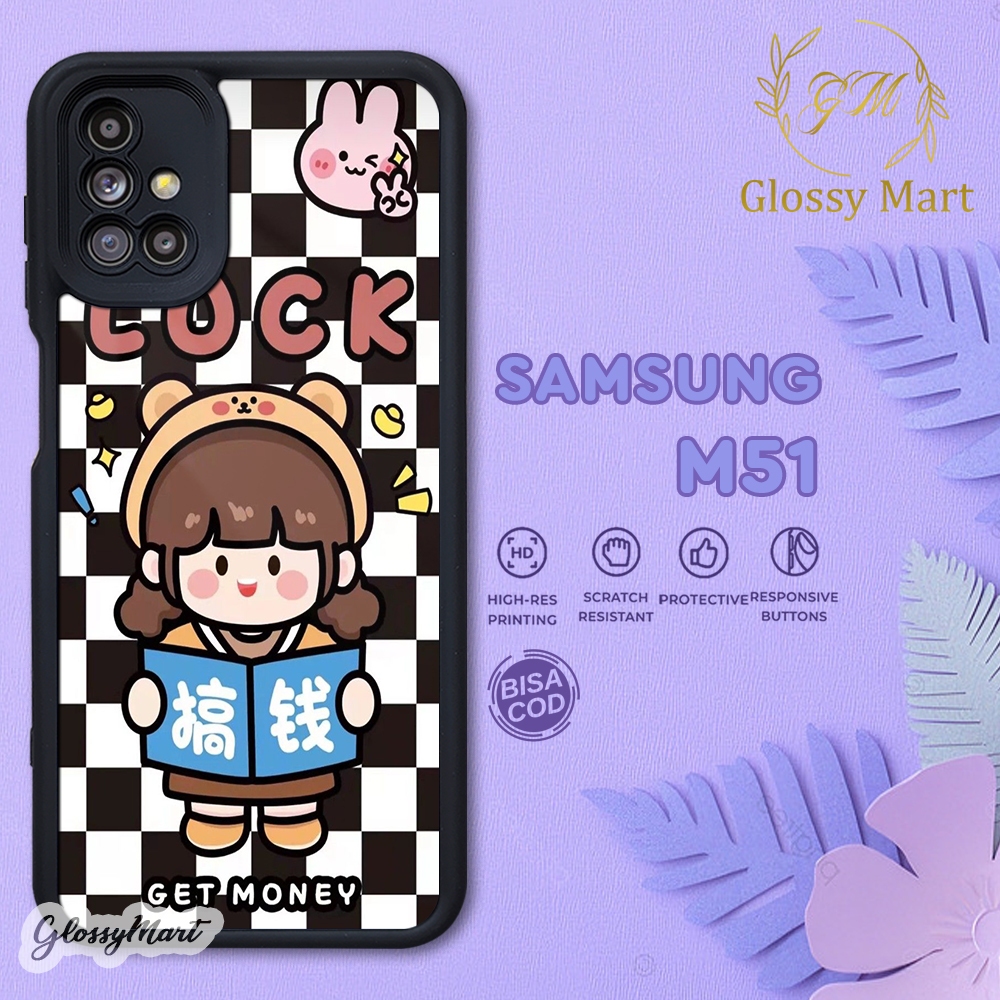 Case Samsung M51 [ CUTE ] Casing Samsung M51 Hardcase Softcase Premium Glossy