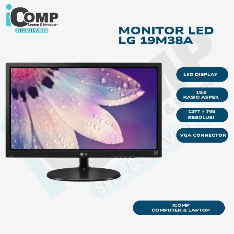 Monitor LED LG 19"inc LG 19M38A New
