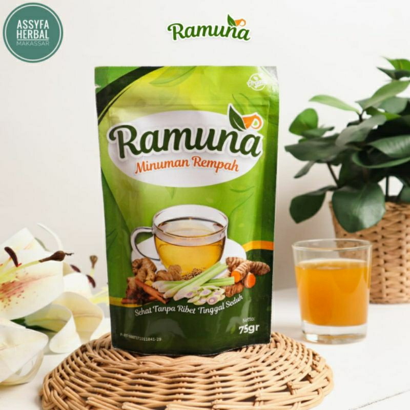 

Ramuna Minuman Rempah Kemasan 75 g isi 15 Kantong