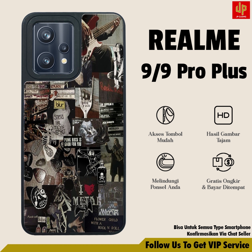 Case Realme 9 / 9 Pro Plus [ BAND ] Casing Realme 9 / 9 Pro Plus Hardcase Softcase Premium Glossy