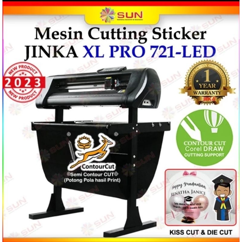 Mesin Cutting Sticker Jinka XL Pro 721 New LED