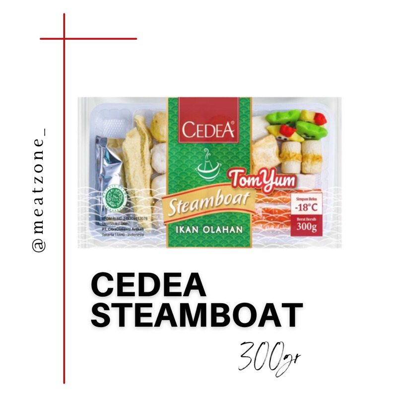

Cedea Steamboat Tomyum 300g | Suki Mix | Bakso ikan mix