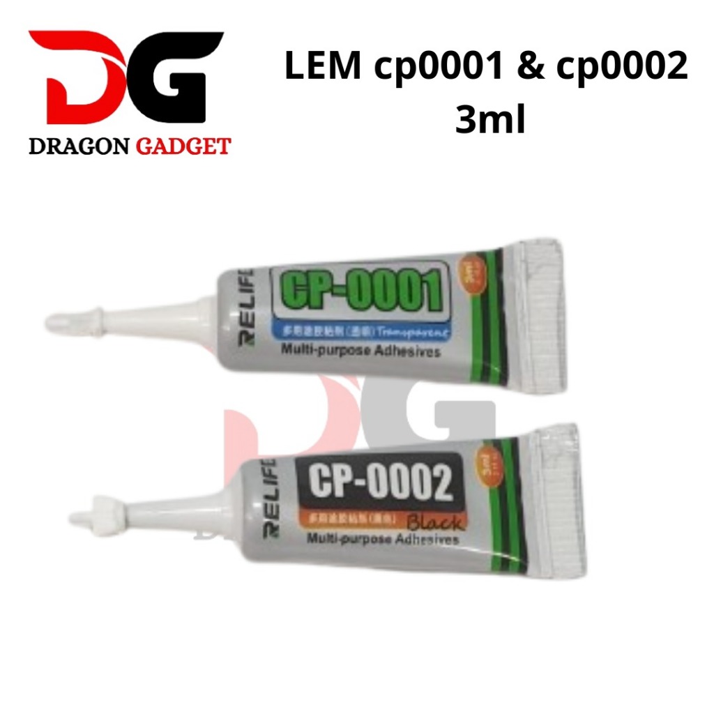 

Lem Lcd/ Lem Touchscreen Relife CP-0001& CP-0002 3ML Bening & Hitam Lem Multifungsi [MRS]