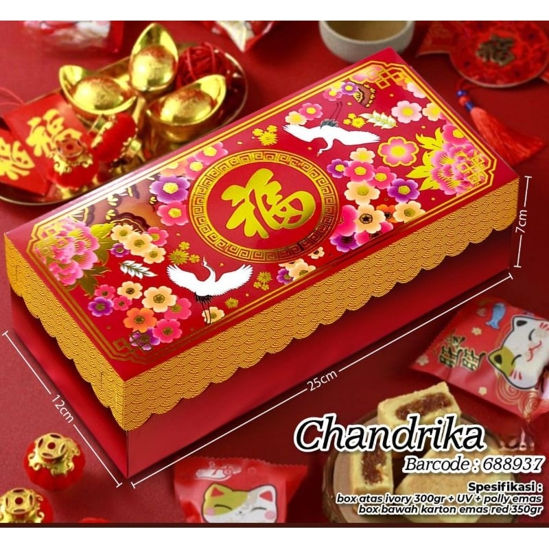 

Box Imlek Chinese New Year Brownies ,Bolu (25x12x7cm)