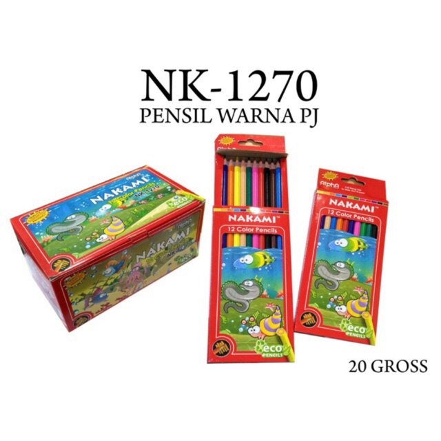 

PENSIL WARNA BESAR isi 12