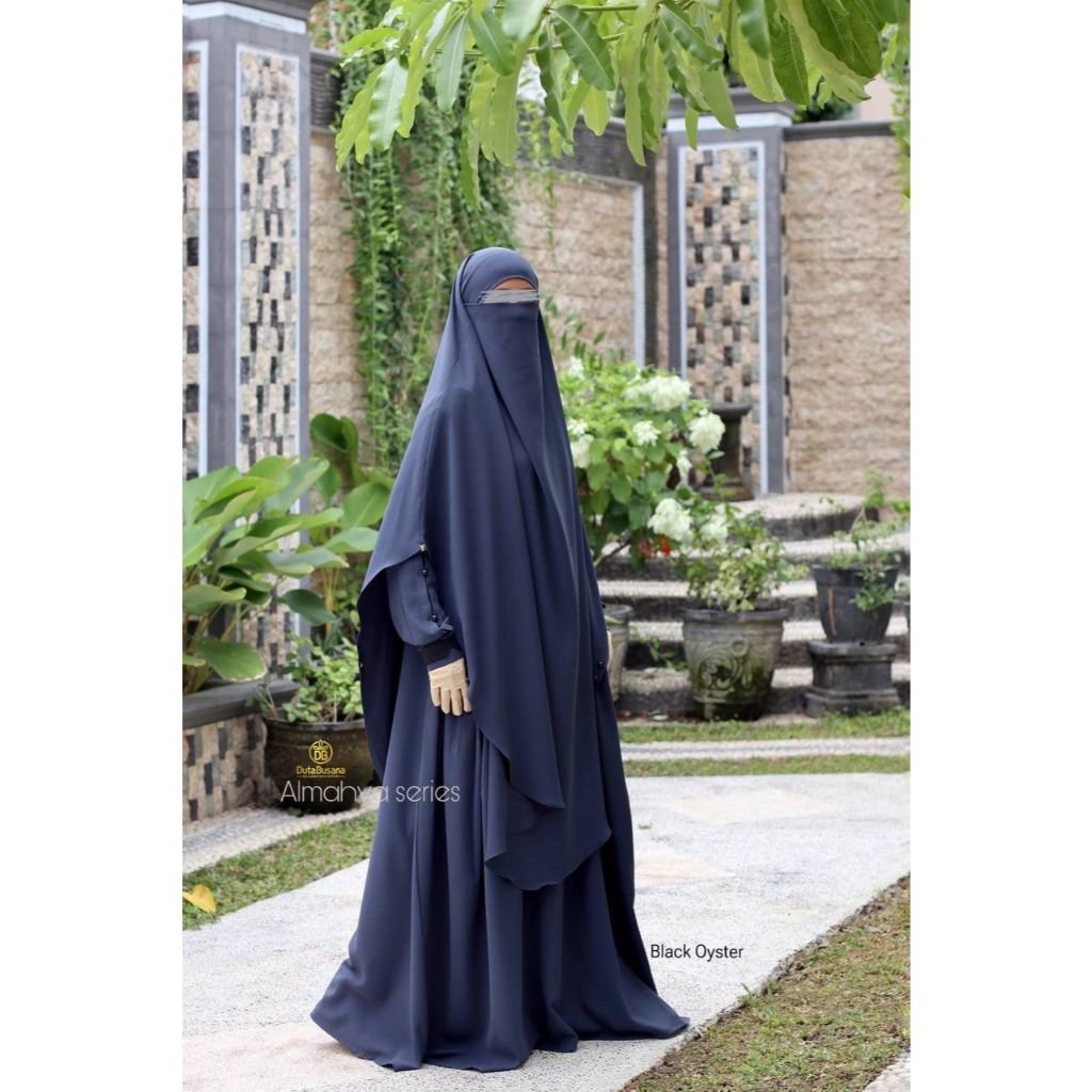 ALMAHYA SET FRENCH KHIMAR DUTA BUSANA
