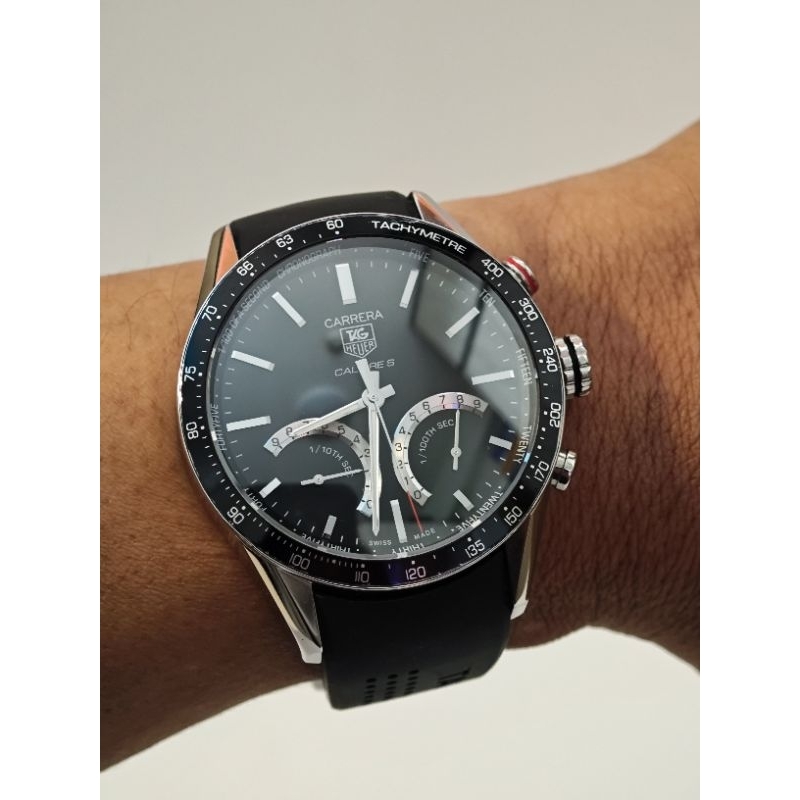 Tag Heuer Carrera CV7A12.FT6012 Black Dial Calibre S Original