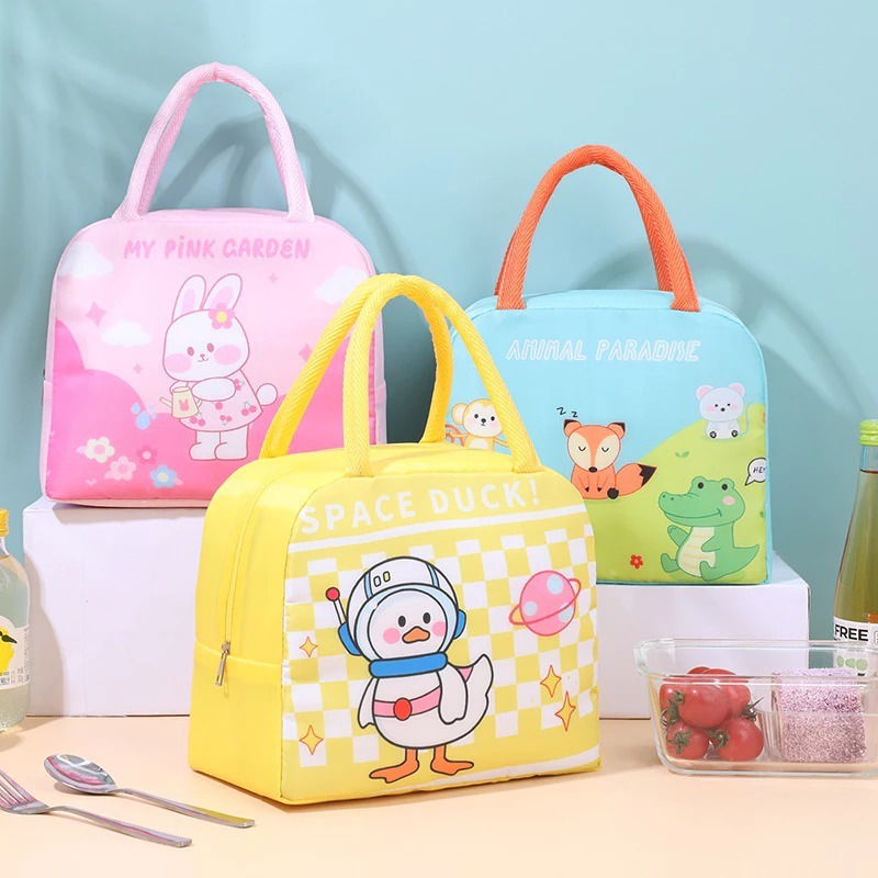 TAS BEKAL MAKANAN ANAK LUNCH BAG TEMPAT BEKAL ANAK TEMPAT PENYIMPANAN MAKANAN TAS LUNCH BOX