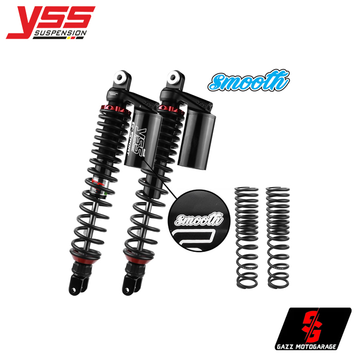 SHOCKBREAKER YSS G-SPORT SMOOTH TG302-395TR ADV 160 BLACK/BLACK/BLACK