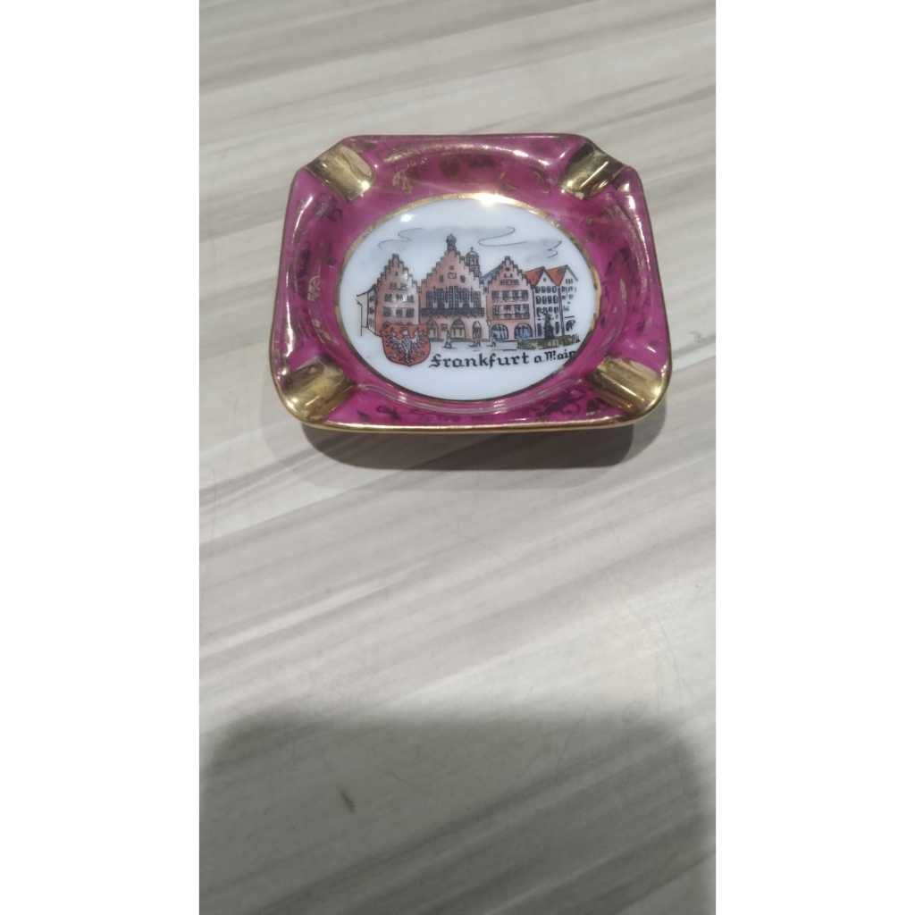 Asbak Keramik Eropa Mini Kuno Jadul Antik