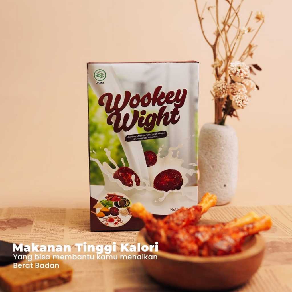

Wookey Weight Original 100% - Susu Penambah Berat Badan 220gr Paket Nutrisi 1 Box