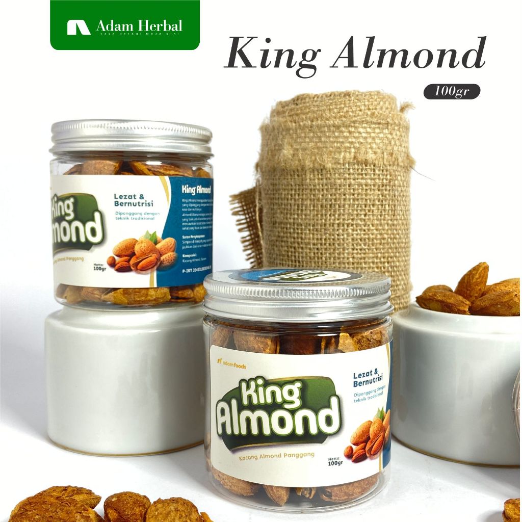 

KACANG ALMOND Cemilan Sehat, Penuh Gizi, Sumber Nutrisi & Antioksidan Rasa Manis, Gurih, dan Renyah Gaya Hidup Sehat Zahira - Adam Herbal