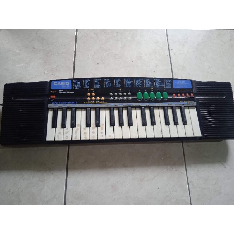 piano Casio sa 21 bekas normal