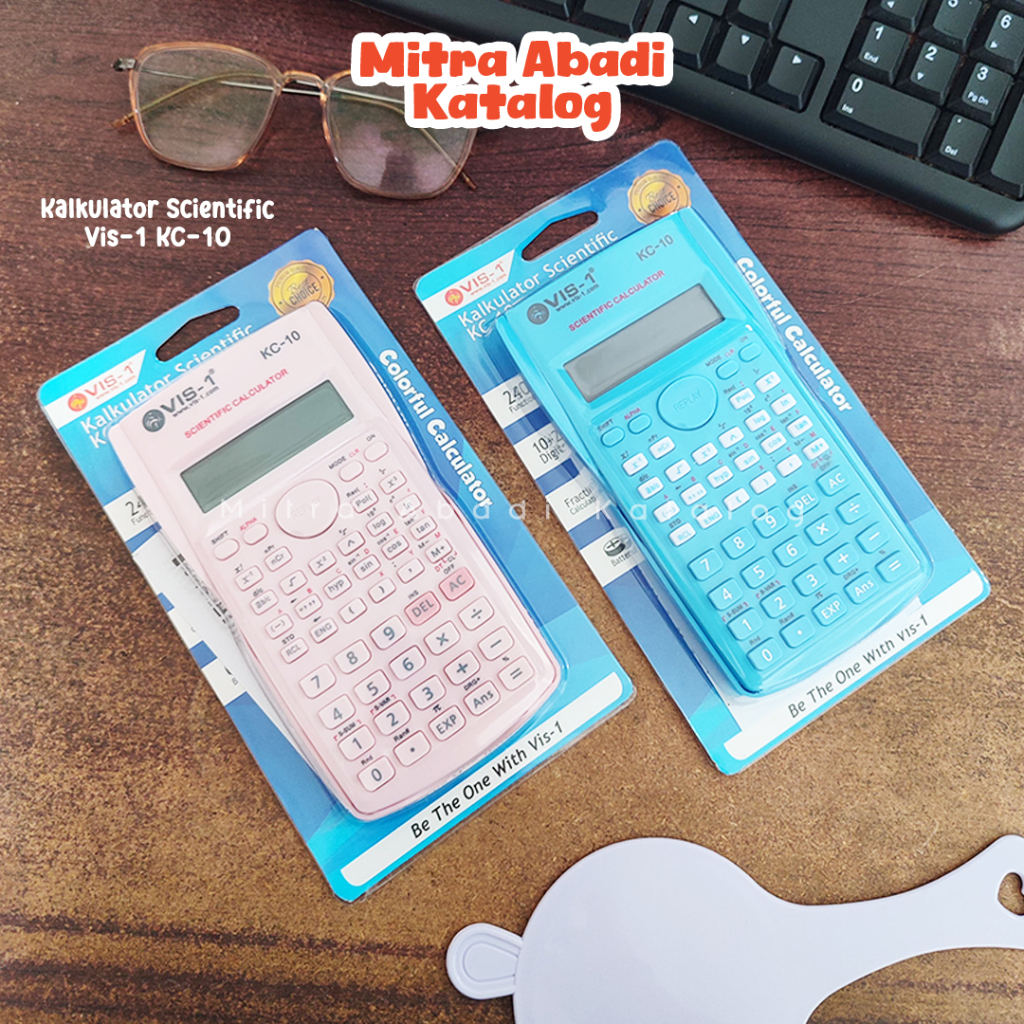 

KALKULATOR SCIENTIFIC VIS-1 KC-10 / 240 fungsi vis1 kc10 calculator ilmiah estetik kalkulator scientific pastel lucu termurah murah alat tulis sekolah kantor atk kuliah kampus stationery / mitra abadi katalog jogja